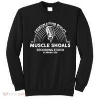 Retro Muscle Shoals Recording Studio Alabama Usa Logo Sweatshirt thumb 0