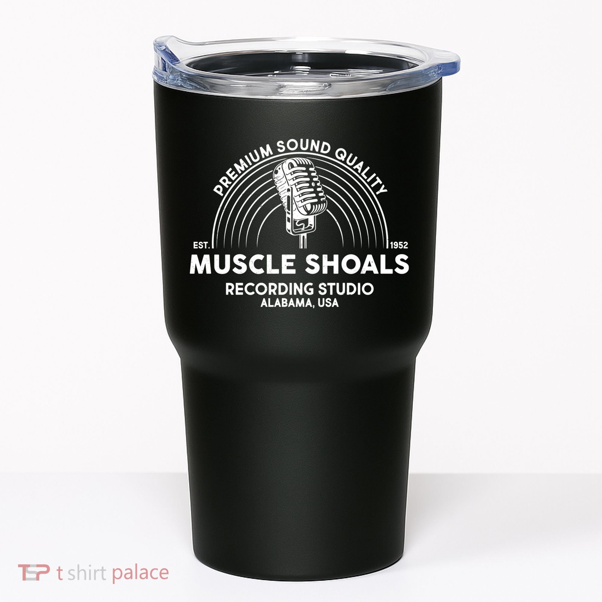 Retro Muscle Shoals Recording Studio Alabama Usa Logo Tumbler