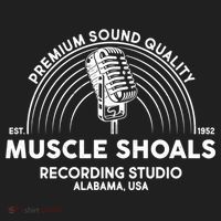 Retro Muscle Shoals Recording Studio Alabama Usa Logo Golf Towel thumb 3