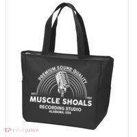 Retro Muscle Shoals Recording Studio Alabama Usa Logo Tote Bag thumb 3
