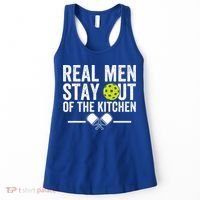 Real M.E.N Stay Out Of The Kitchen Pickleball Women's Tank Top thumb 0