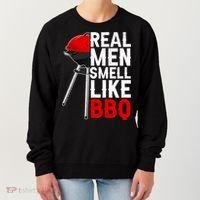 Real Men Smell Like BBQ Women's Sweatshirt thumb 0