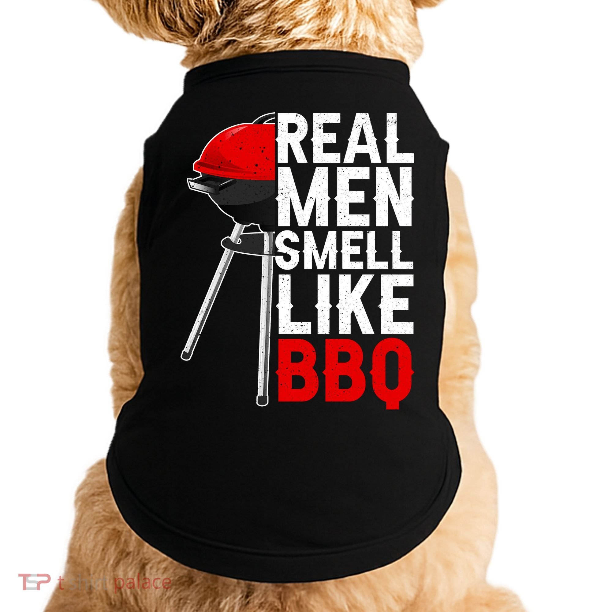 Real Men Smell Like BBQ Doggie Tank