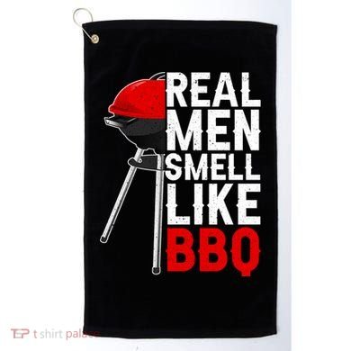 Real Men Smell Like BBQ Golf Towel