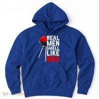Real Men Smell Like BBQ Hoodie thumb 0