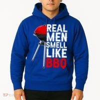 Real Men Smell Like BBQ Hoodie thumb 2