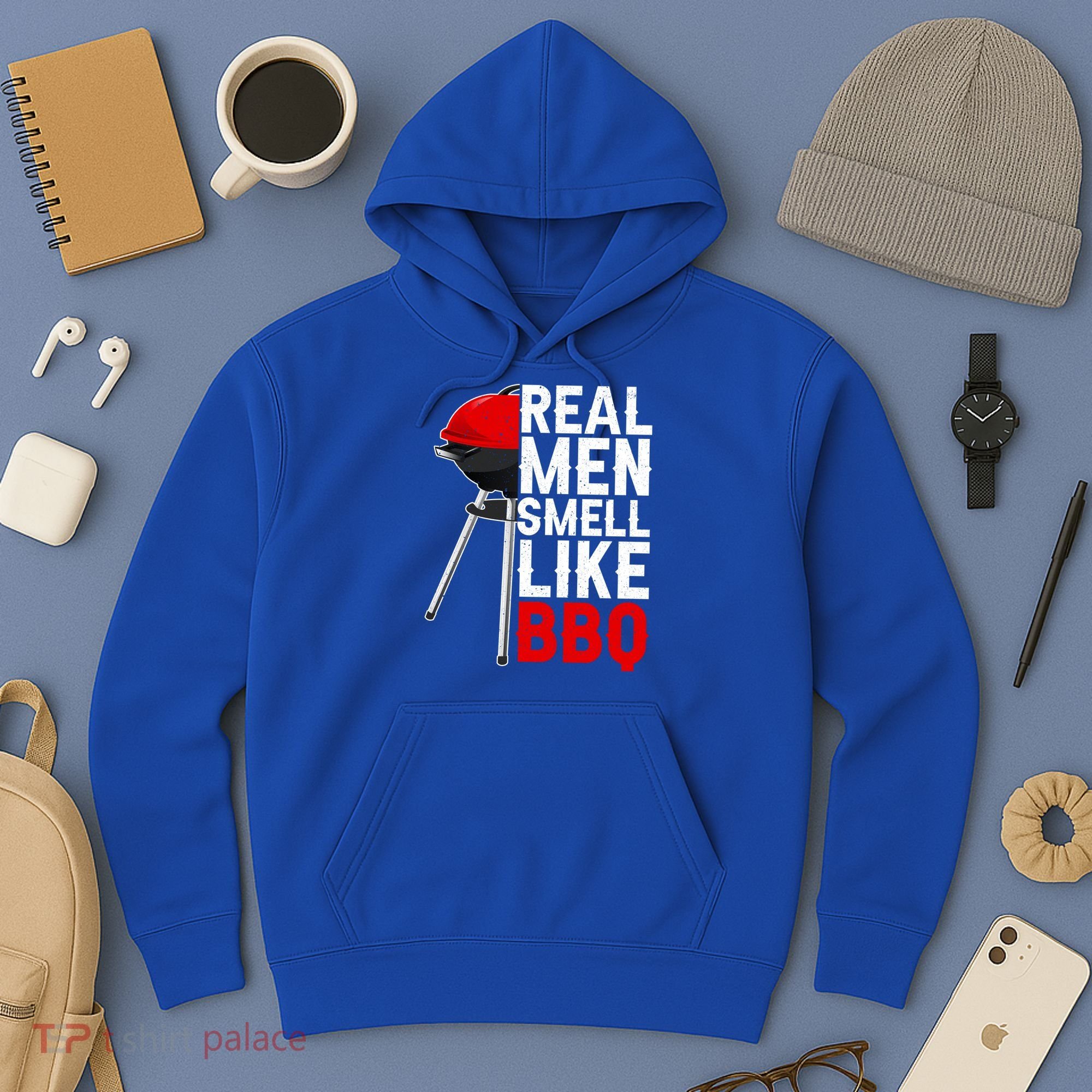 Real Men Smell Like BBQ Hoodie