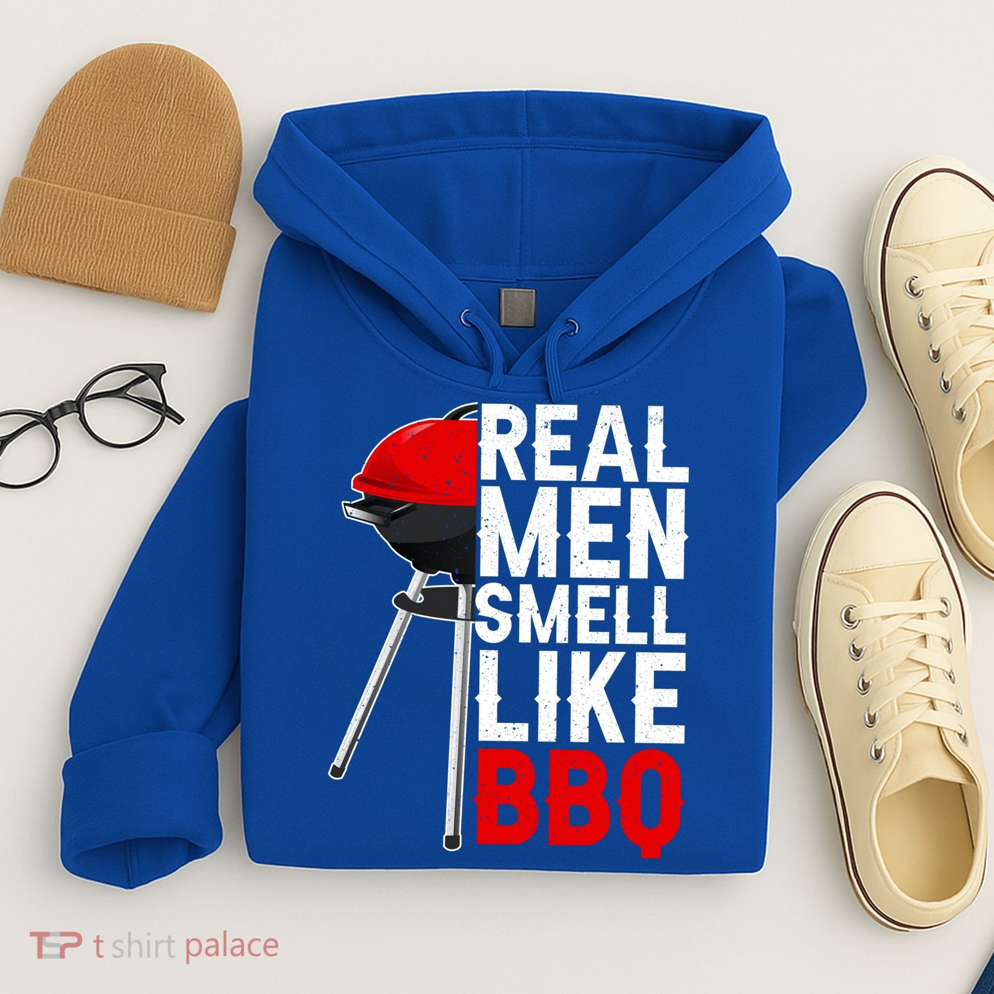 Real Men Smell Like BBQ Hoodie