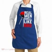 Real Men Smell Like BBQ Apron thumb 2