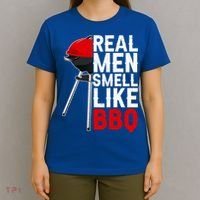 Real Men Smell Like BBQ T-Shirt thumb 4