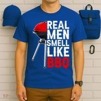 Real Men Smell Like BBQ T-Shirt thumb 6