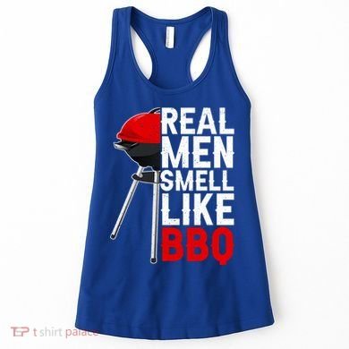 Real Men Smell Like BBQ Women's Tank Top