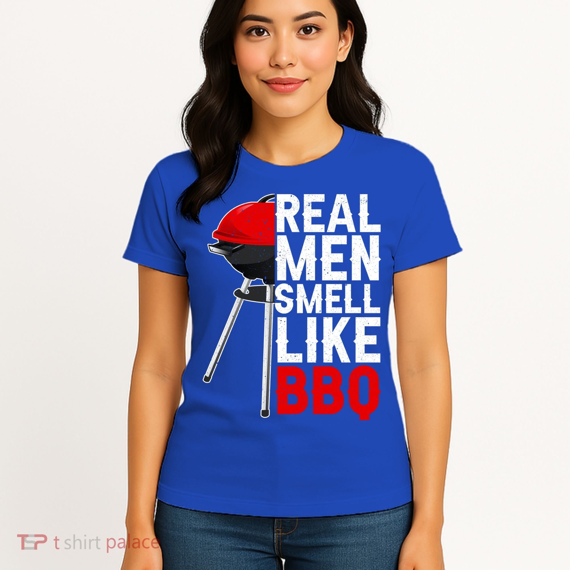 Real Men Smell Like BBQ Women's T-Shirt