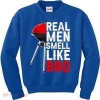 Real Men Smell Like BBQ Kids Sweatshirt thumb 0