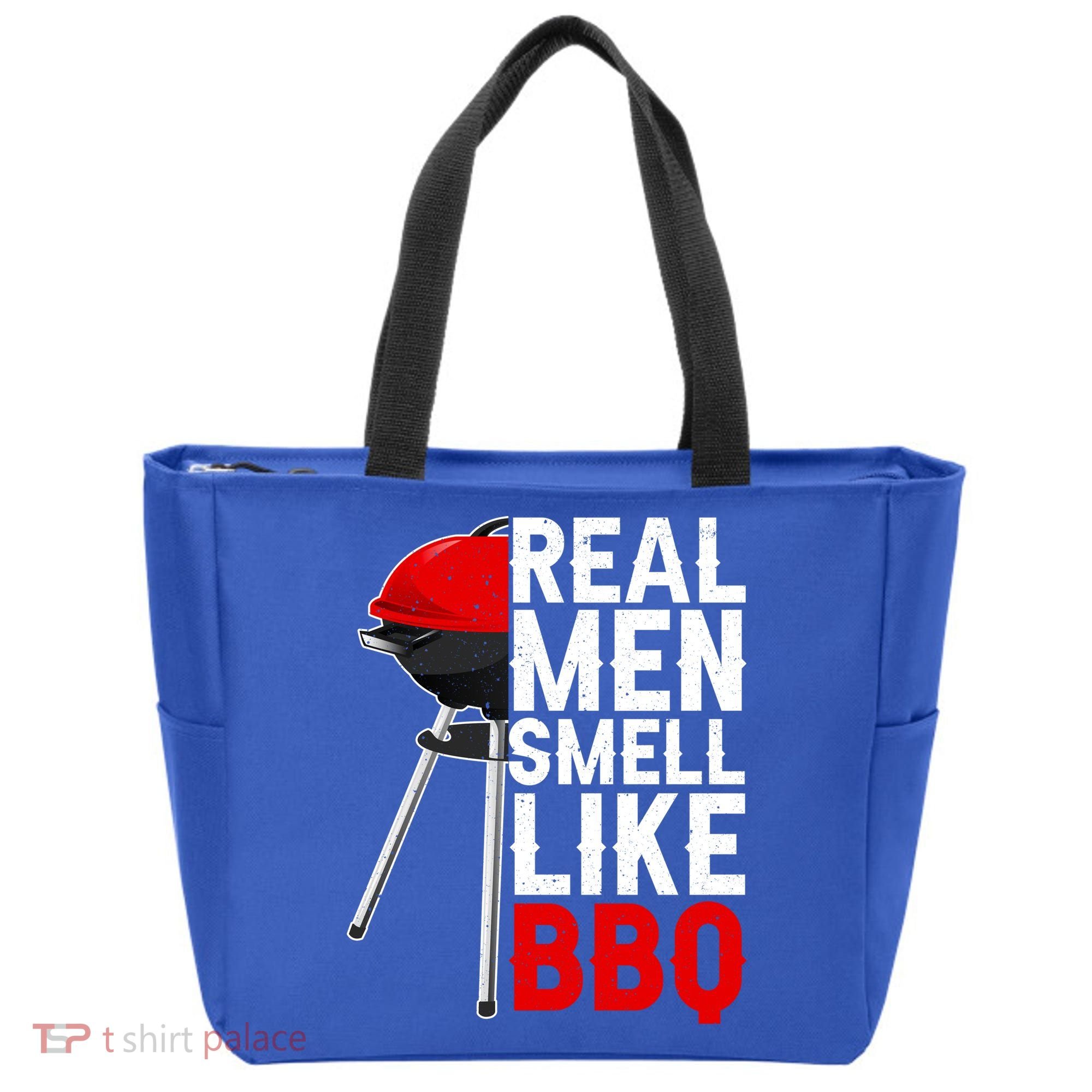 Real Men Smell Like BBQ Tote Bag