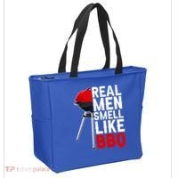 Real Men Smell Like BBQ Tote Bag thumb 2