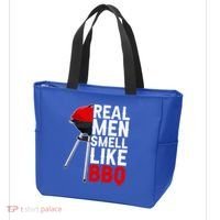 Real Men Smell Like BBQ Tote Bag thumb 3