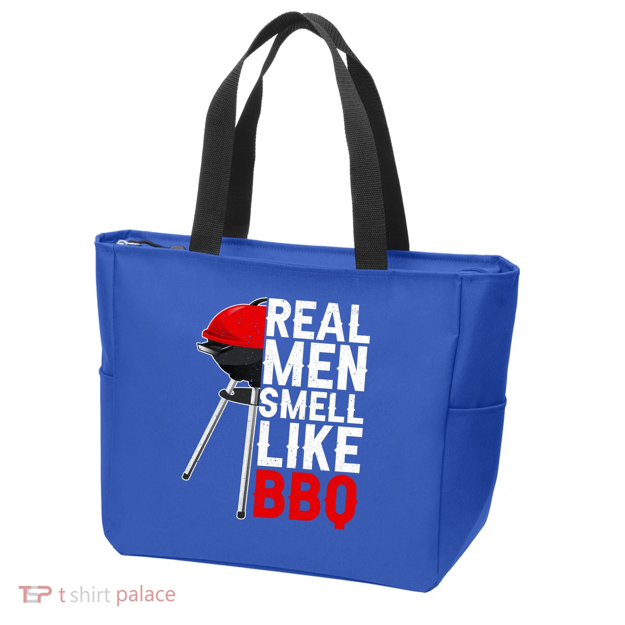 Real Men Smell Like BBQ Tote Bag