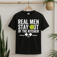 Real Man Stay Out Of The Kitchen Funny Pickleball Vintage T-Shirt thumb 2