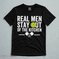 Real Man Stay Out Of The Kitchen Funny Pickleball Vintage T-Shirt thumb 5