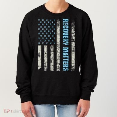 Recovery Matters Sobriety Anniversary Sober Aa Na Women's Sweatshirt