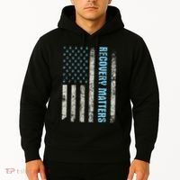 Recovery Matters Sobriety Anniversary Sober Aa Na Hoodie thumb 2