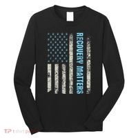 Recovery Matters Sobriety Anniversary Sober Aa Na Long Sleeve Shirt thumb 0