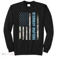 Recovery Matters Sobriety Anniversary Sober Aa Na Sweatshirt thumb 0