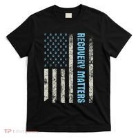 Recovery Matters Sobriety Anniversary Sober Aa Na T-Shirt thumb 0