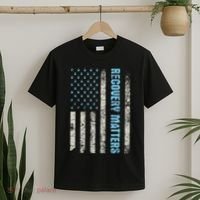 Recovery Matters Sobriety Anniversary Sober Aa Na T-Shirt thumb 2