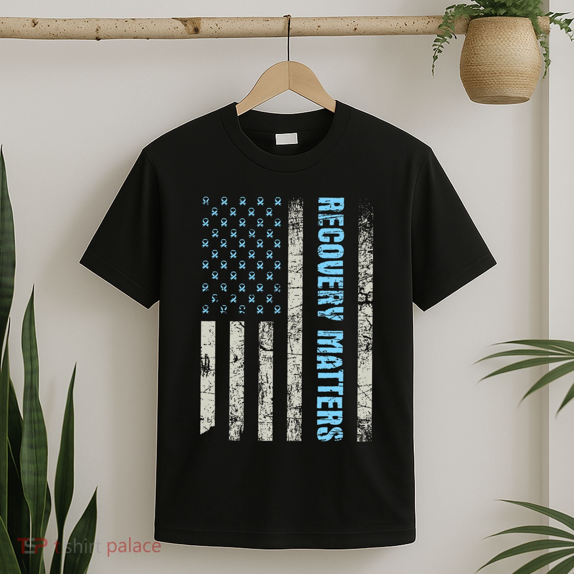 Recovery Matters Sobriety Anniversary Sober Aa Na T-Shirt