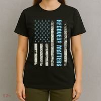 Recovery Matters Sobriety Anniversary Sober Aa Na T-Shirt thumb 4