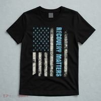 Recovery Matters Sobriety Anniversary Sober Aa Na T-Shirt thumb 5