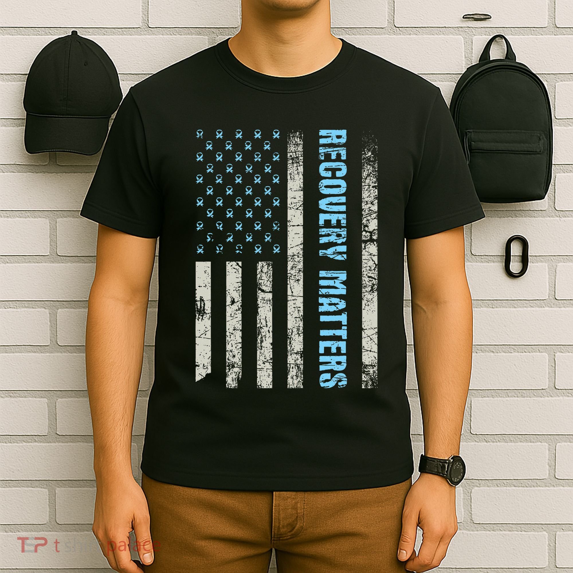 Recovery Matters Sobriety Anniversary Sober Aa Na T-Shirt