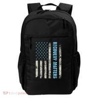 Recovery Matters Sobriety Anniversary Sober Aa Na Backpack thumb 0