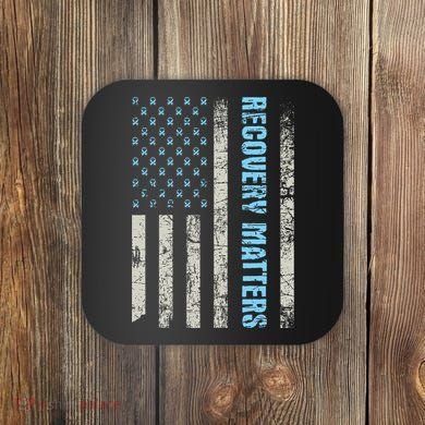 Recovery Matters Sobriety Anniversary Sober Aa Na Coaster