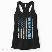 Recovery Matters Sobriety Anniversary Sober Aa Na Women's Tank Top thumb 0