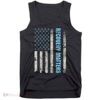 Recovery Matters Sobriety Anniversary Sober Aa Na Tank Top thumb 0