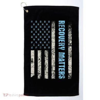 Recovery Matters Sobriety Anniversary Sober Aa Na Golf Towel