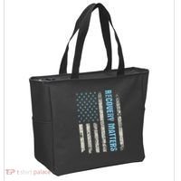 Recovery Matters Sobriety Anniversary Sober Aa Na Tote Bag thumb 2