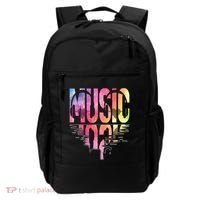Retro Music Sunset Backpack thumb 0