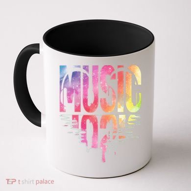 Retro Music Sunset Coffee Mug