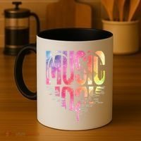 Retro Music Sunset Coffee Mug thumb 4