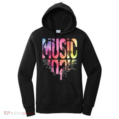 Retro Music Sunset Women's Hoodie
