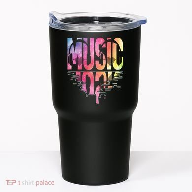 Retro Music Sunset Tumbler