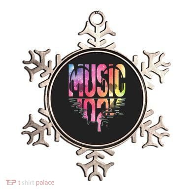 Retro Music Sunset Ornament