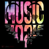 Retro Music Sunset Ornament thumb 1