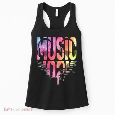 Retro Music Sunset Women's Tank Top