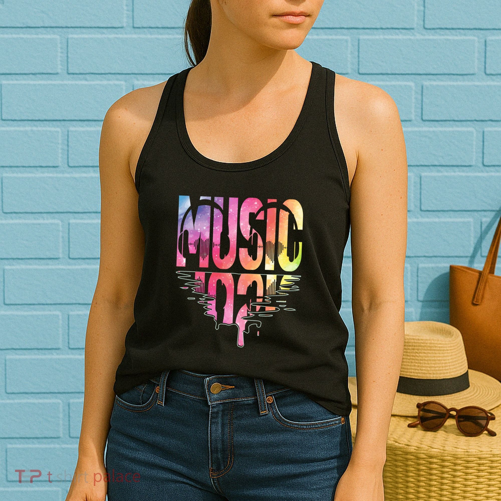 Retro Music Sunset Women's Tank Top