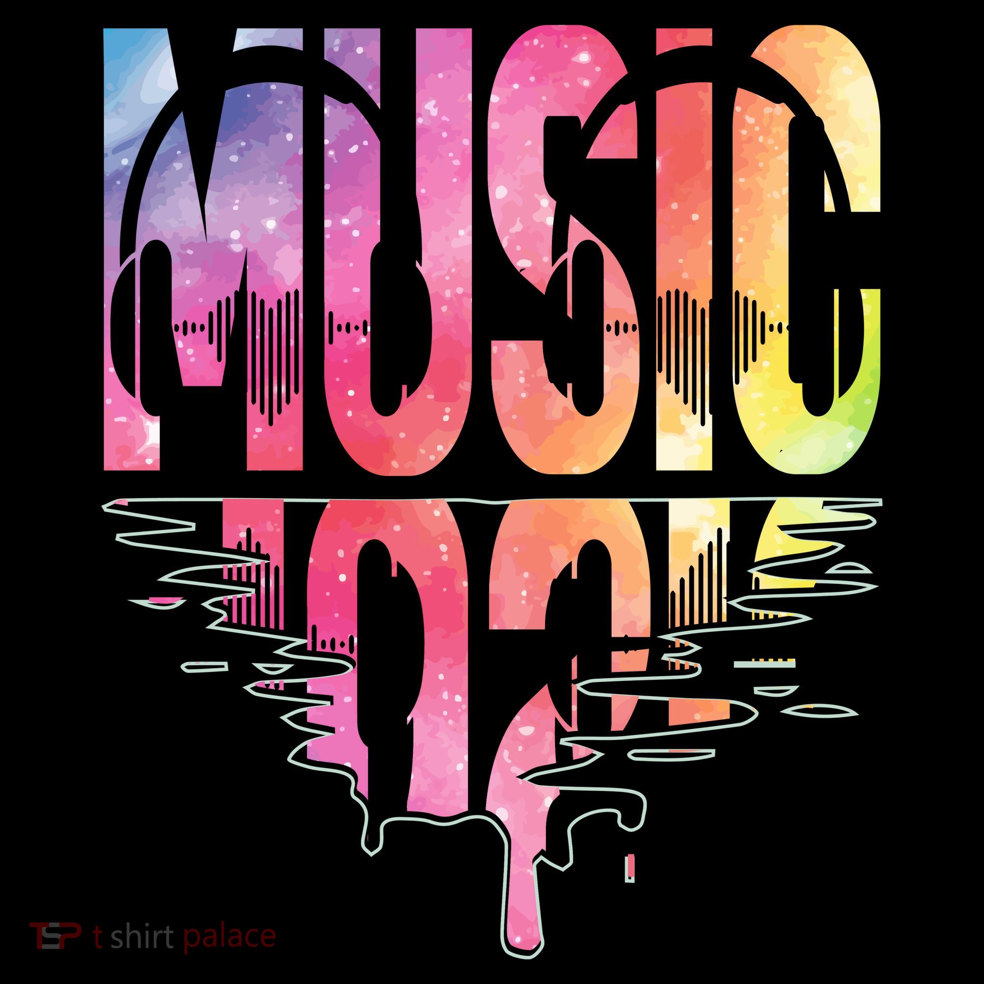 Retro Music Sunset Women's Tank Top
